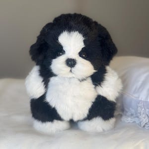 BIG DOG ボーダーコリー カスタムぬいぐるみ犬、ぬいぐるみ、犬の