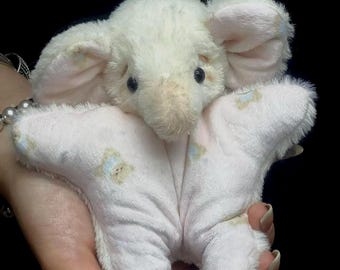 Joybly Handmade Elephant Plush Toy: Stuffed Animal Gift with Weighted Beans