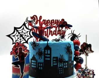 Spiderman Cake & Dessert Set