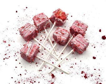White Chocolate Raspberry Cake Pop - Dozen