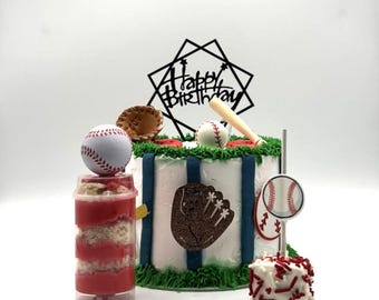 Baseball Cake & Dessert Set