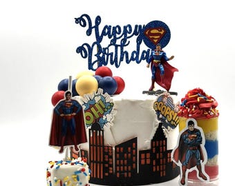 Superman Cake & Dessert Set