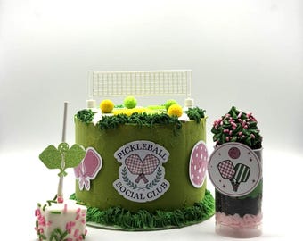 Pickle Ball Cake & Dessert Set