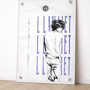 L Lawliet Poster - Etsy