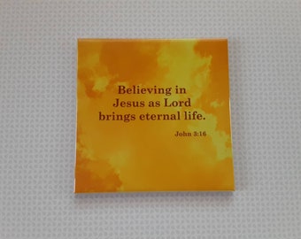 Koko Coaster Tile - John 03:16