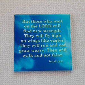 Koko Coaster Tile - Isaiah 40:31