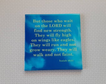 Koko Coaster Tile - Ésaïe 40:31