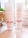 CUSTOM American Flag 20 oz Styrofoam Cups