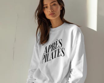 Après Pilates Sweatshirt: Unisex Crewneck for Fitness & Wellness