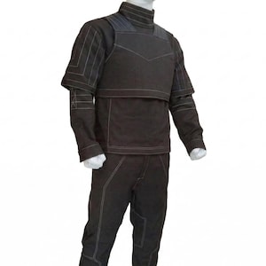 Mandalorian Din Djarin Fluganzug | Beskar Style Cosplay Unteranzug | Star Wars inspirierte Kopfgeldjäger Kostüm Basis Bild 1