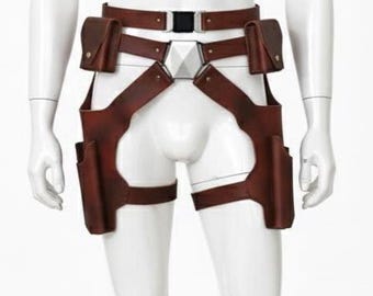 Cinturón de Sabine Wren de Star Wars, accesorio de cuero para disfraz de Halloween de Ahsoka, Mandaloriana