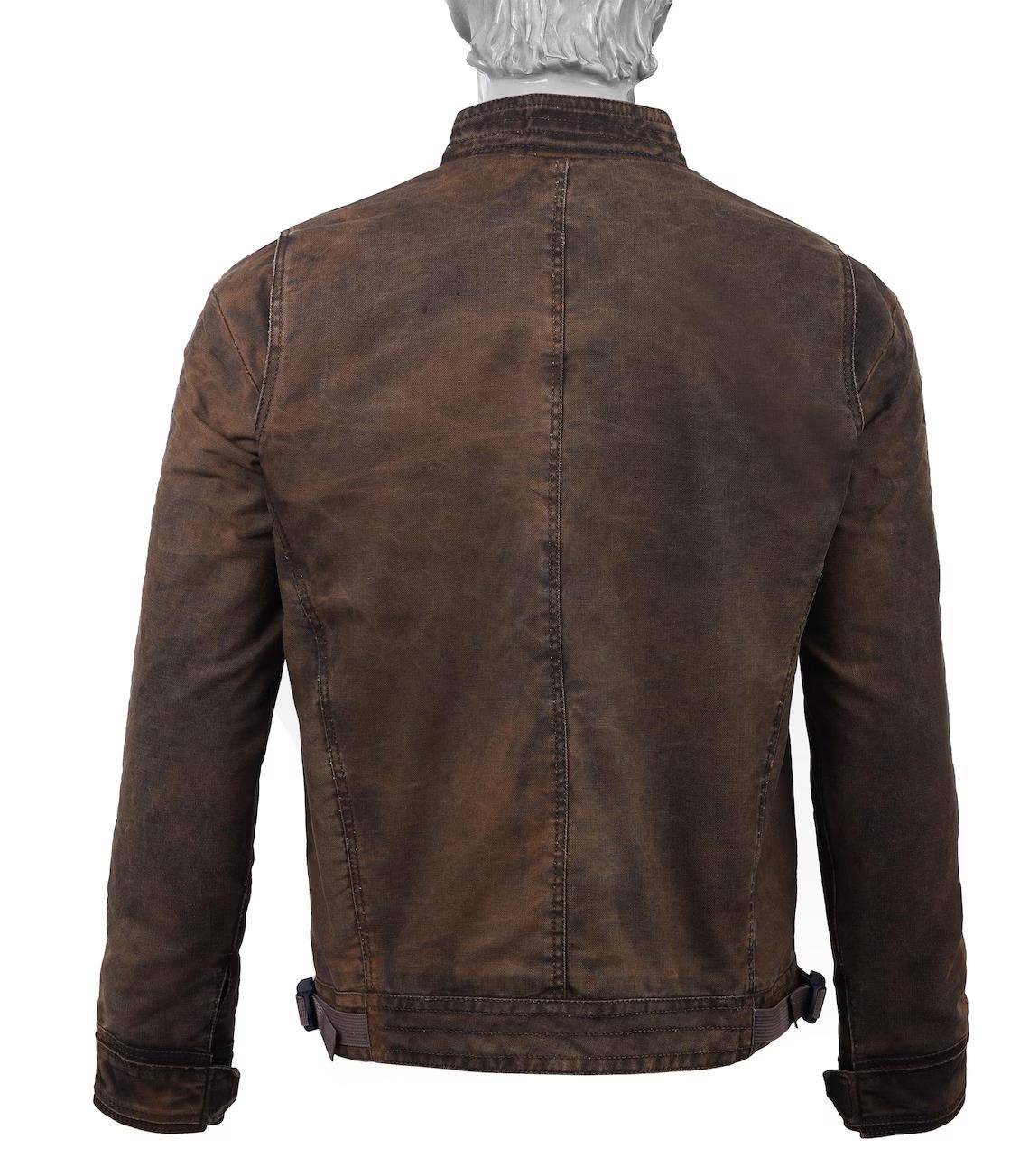 Cassian Andor Cosplay Jacket Dark Brown Canvas Rebel Alliance Costume ...