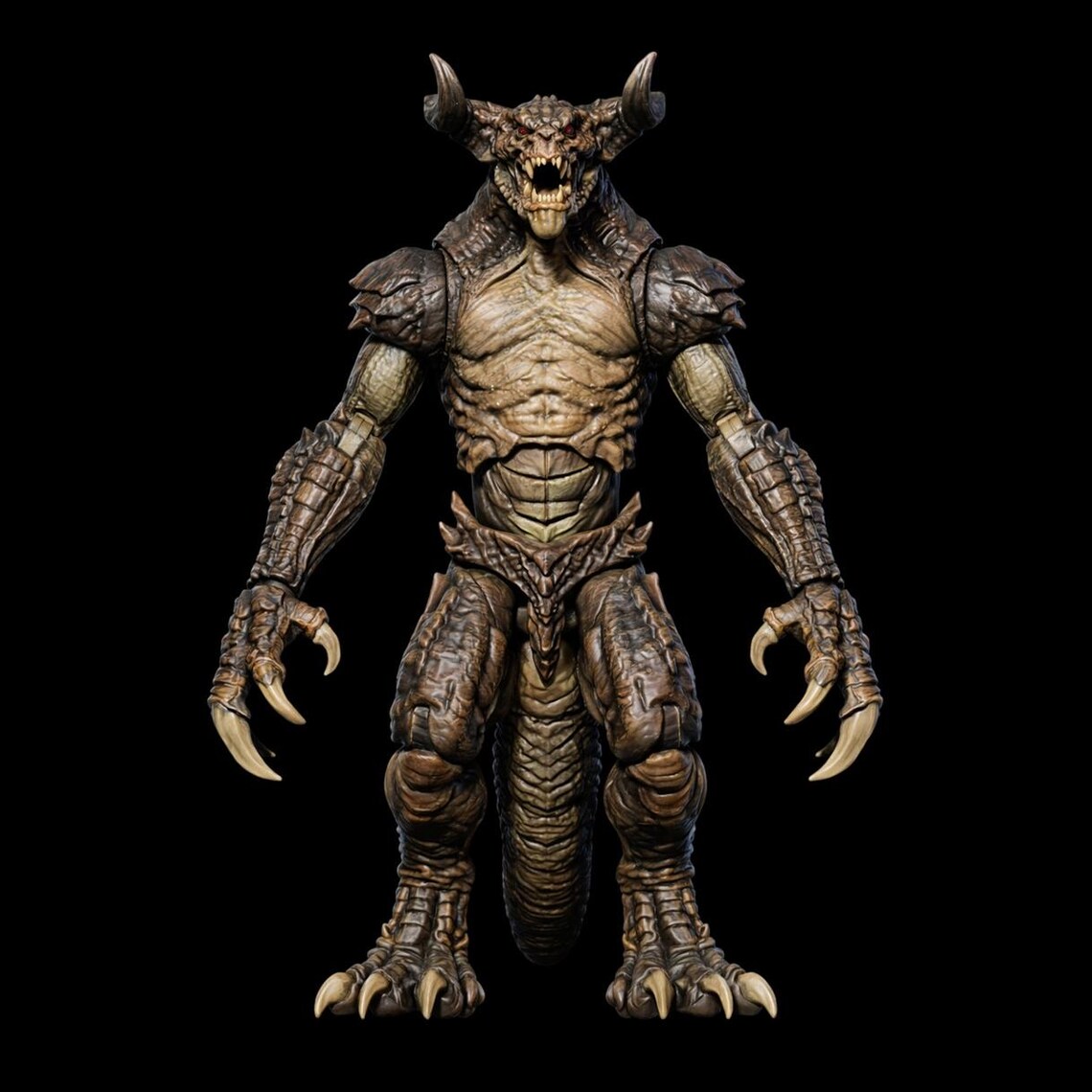 DEMON CLAW Articulated Action Figure STL Files for 3D Printing - Etsy