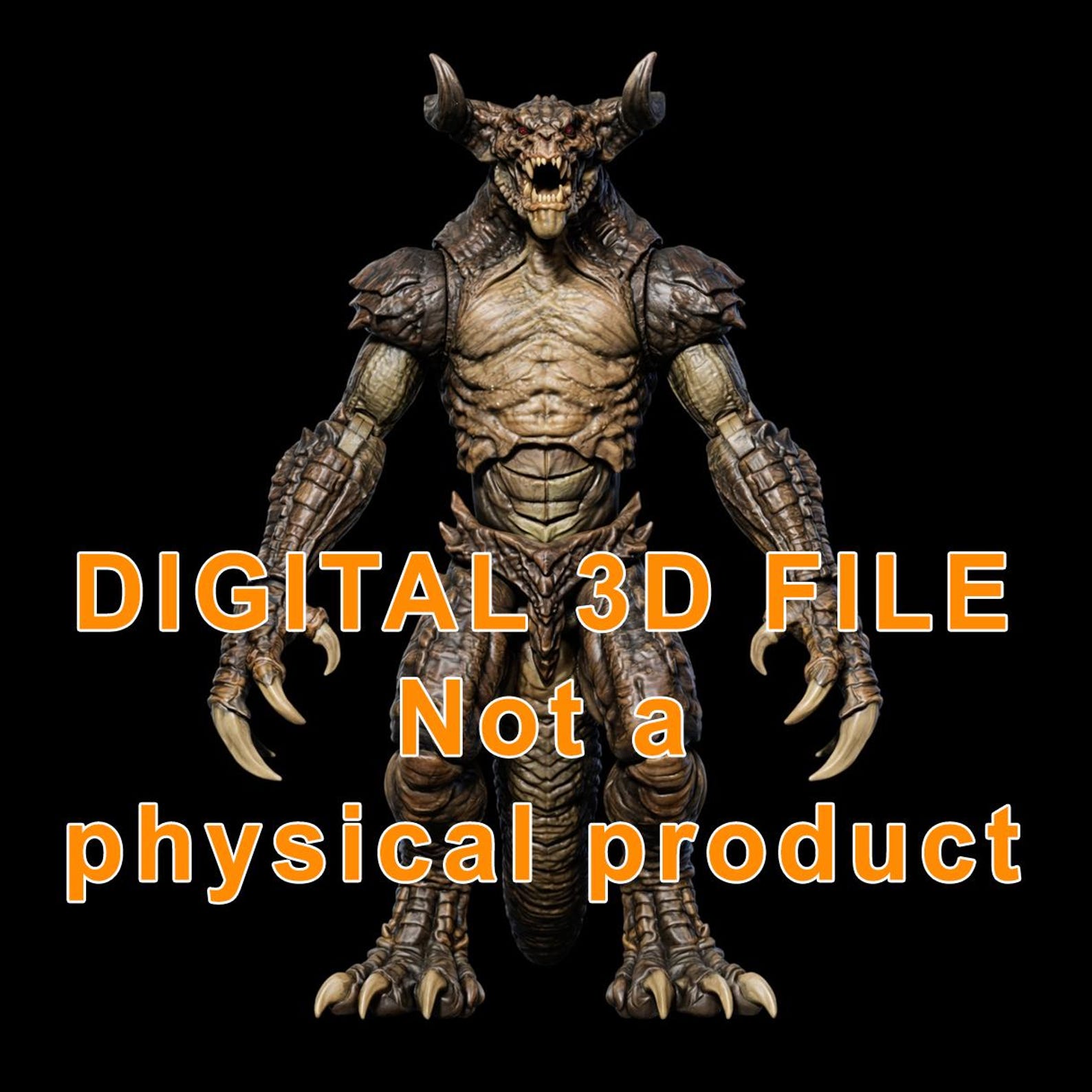 DEMON CLAW Articulated Action Figure STL Files for 3D Printing - Etsy