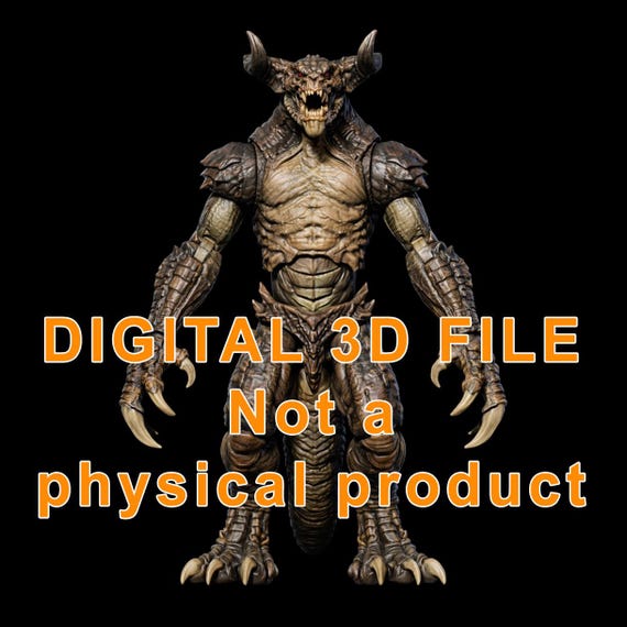 DEMON CLAW Articulated Action Figure STL files for 3D printing