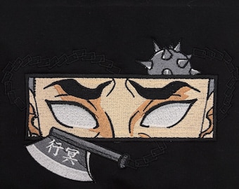 Embroidered Anime Sweatshirt - Hoodie - T-Shirt | STONE WARRIOR | Anime-Inspired