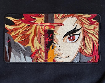 Embroidered Anime Sweatshirt - Hoodie - T-Shirt | FLAME WARRIOR | Anime-Inspired