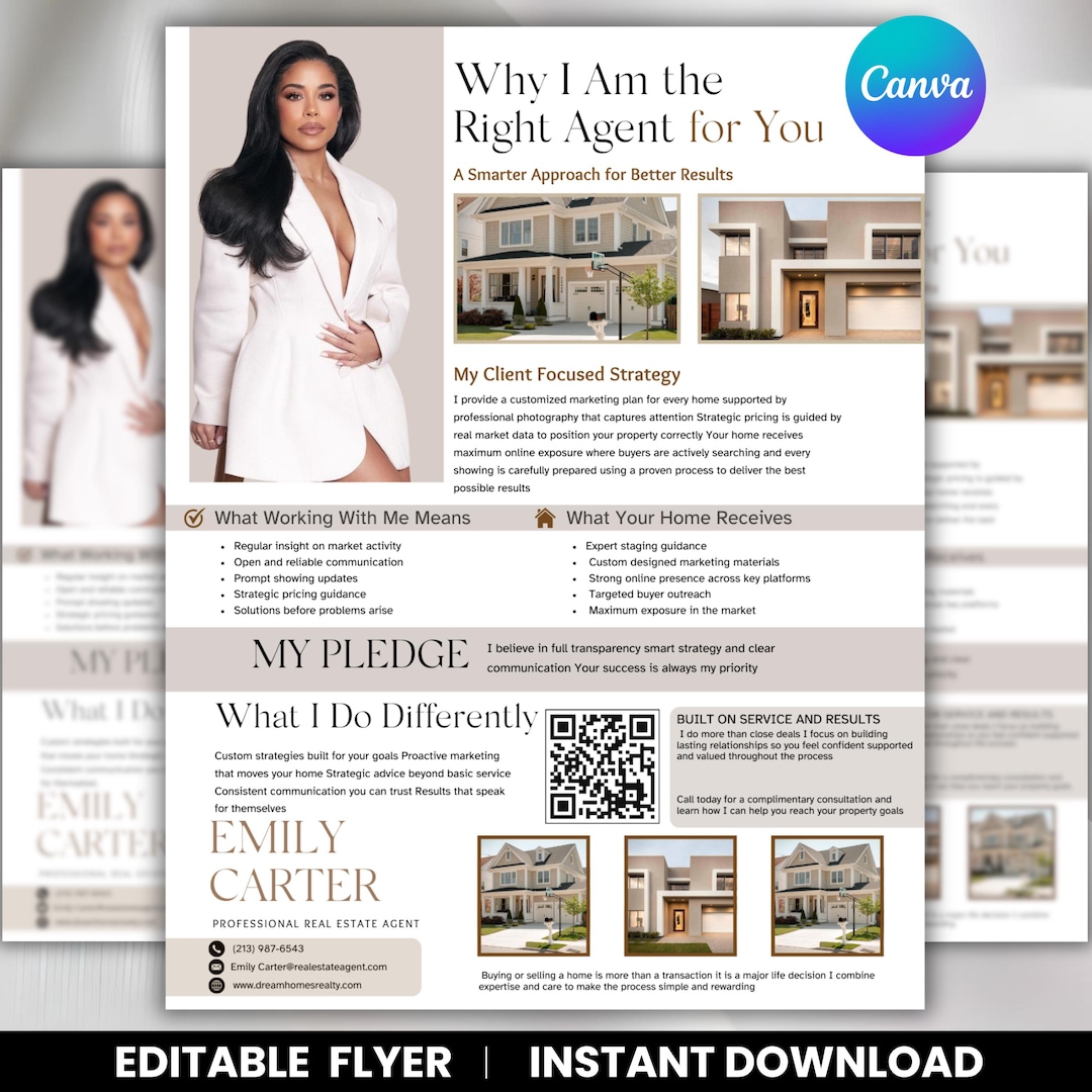 Real Estate Listing & Buyer Presentation Bundle, Home Seller Guide ...