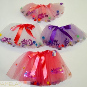 Happy Birthday Tutu-7inch for first birthday