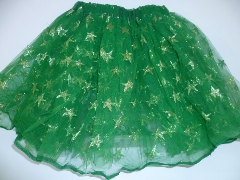 Green with gold stars tutu