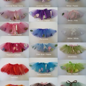 7&quot;,  9&quot; Rose Petal Tutu