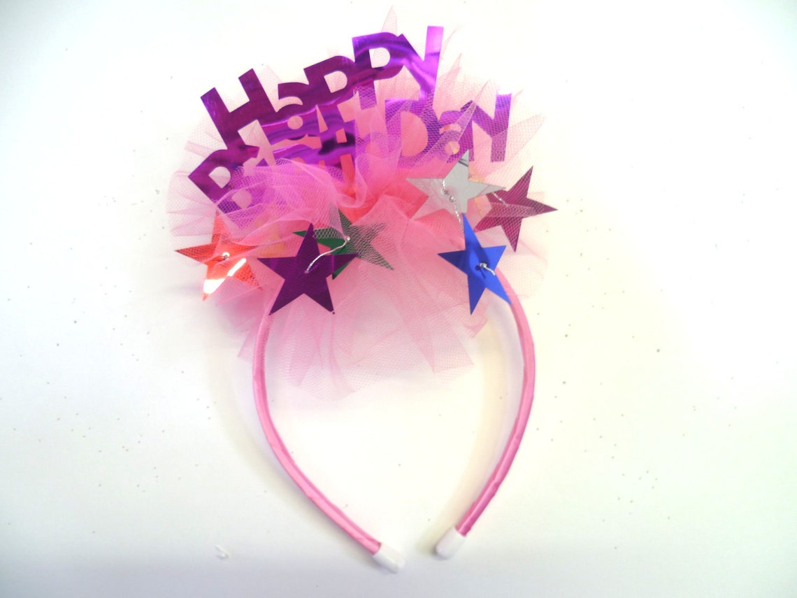 Happy Birthday Headband Etsy