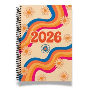 2026 Bullet Journal | Themed Monthly Planner & Tracker | Mood, Habit, Sleep, and Gratitude Journal | Cozy Yearly Journal for Self Care