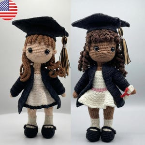 Graduation Doll Crochet Pattern PDF Download