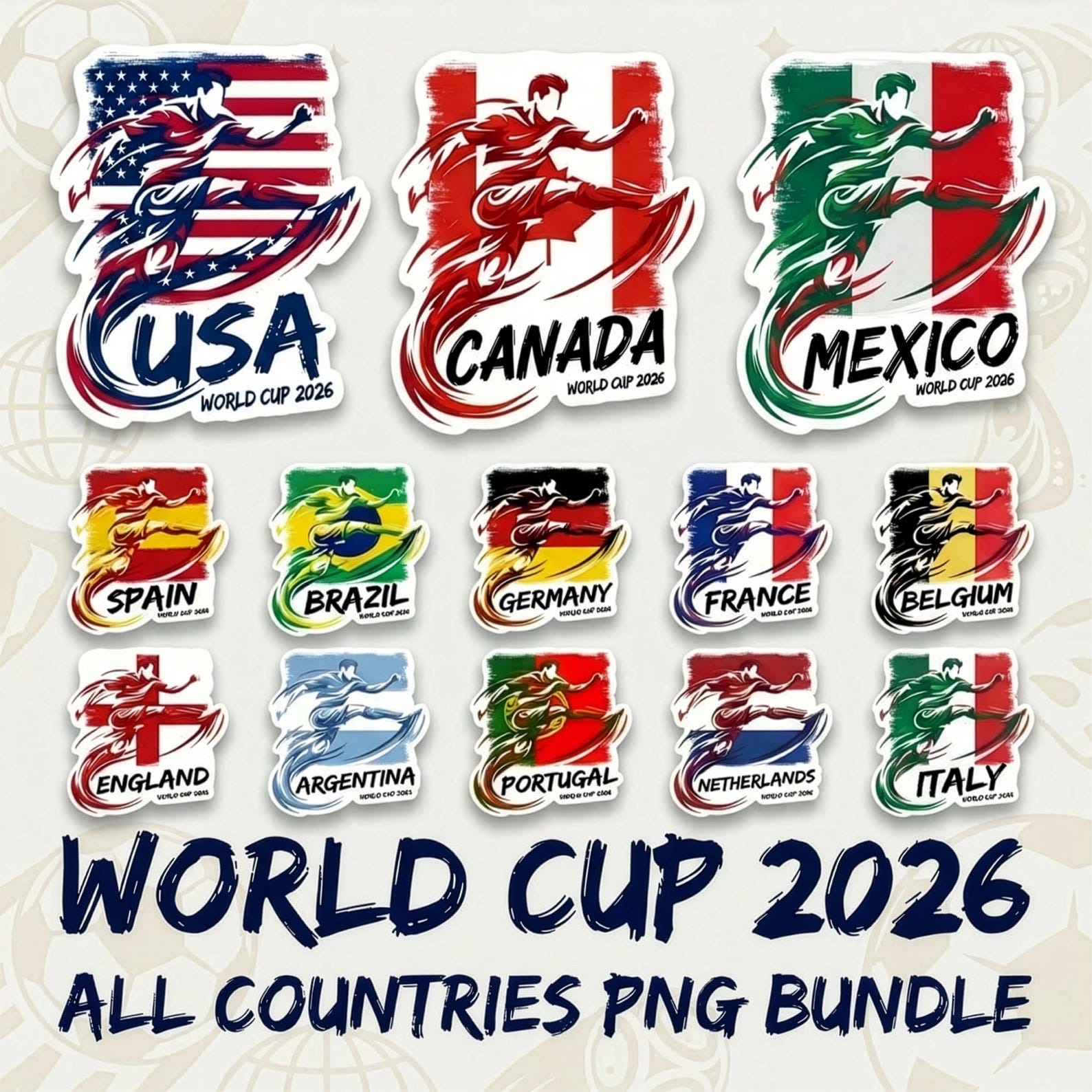 World Cup 2026 Countries PNG Bundle Football Nations Clipart world-cup-2026-countries-png-bundle-football-nations-clipart