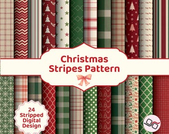 Frohe Weihnachten Digitale Papiere, Weihnachten druckbare Hintergrund, Winter Urlaub Scrapbook Papier, Rot Grün Papiere, Neujahr Musterdesign