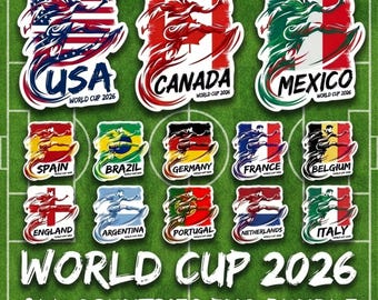 Fußball-WM 2026 PNG Länder, Fußball-Mannschafts-Clipart-Set, Fußball-WM 2026, Fußball-WM 2026 Png, Fußball-Nationalmannschaften