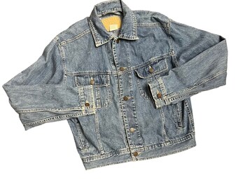 ジャケット・アウター 90s OLD GAP light ounce denim anorak JKT Denim Ripstop Oversized Anorak Zip Jacket | Gap