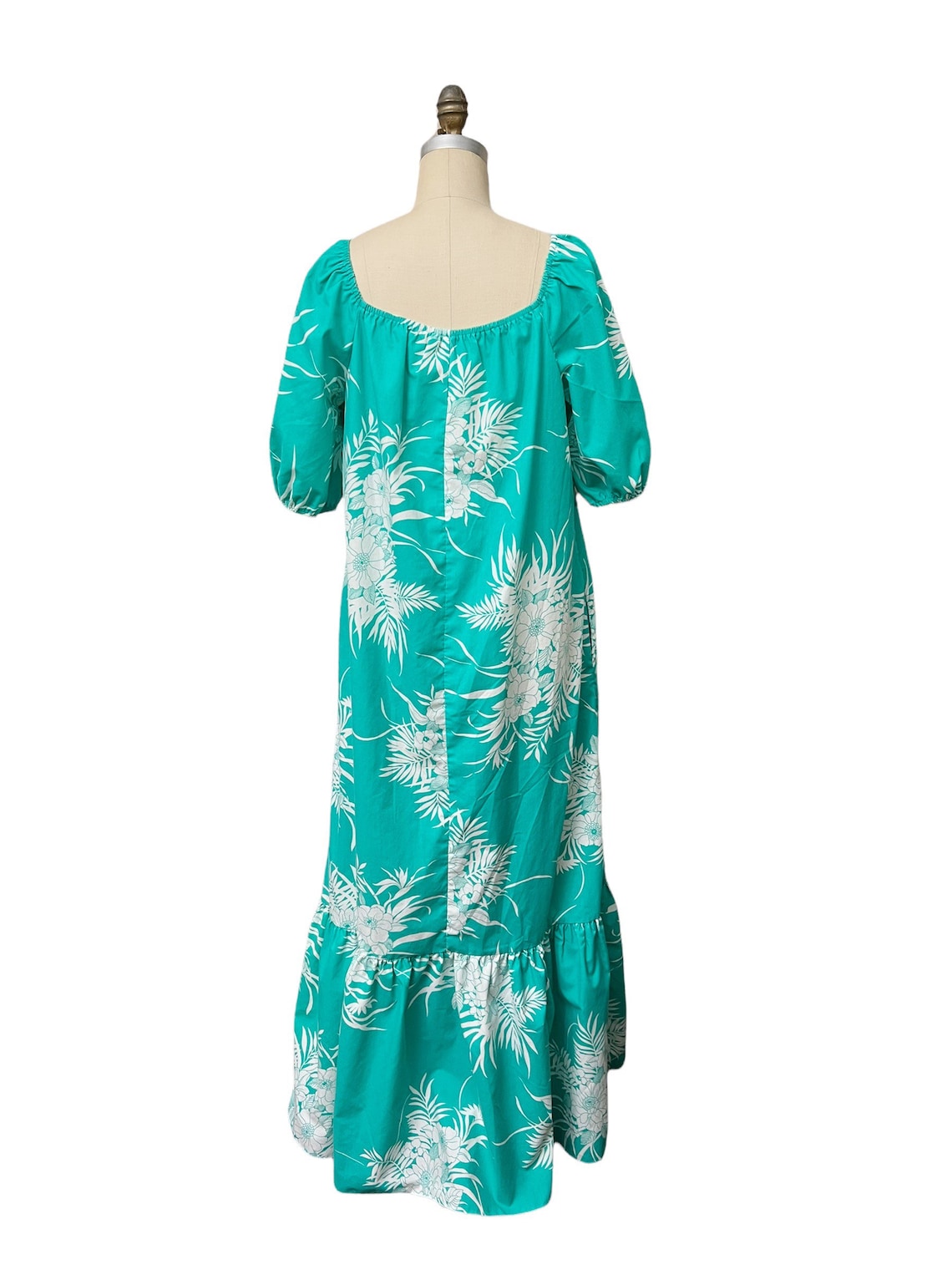 Hilo Hatties Floral Mumu Dress Oversized Cotton Maxi Summer Etsy