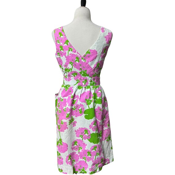 Malia Back Wrap Dress Hawaiian Floral Print Pocke… - image 5