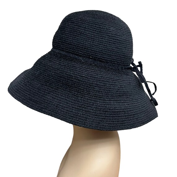 Eric Javits Chenille Wide Brim Sun Hat Water Repe… - image 4