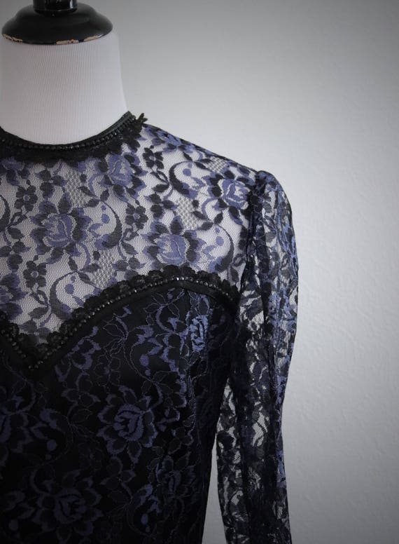 Vintage 1980s Gunne Sax Black Glitter Sweetheart Prom Party Formal Dress – Jessica McClintock