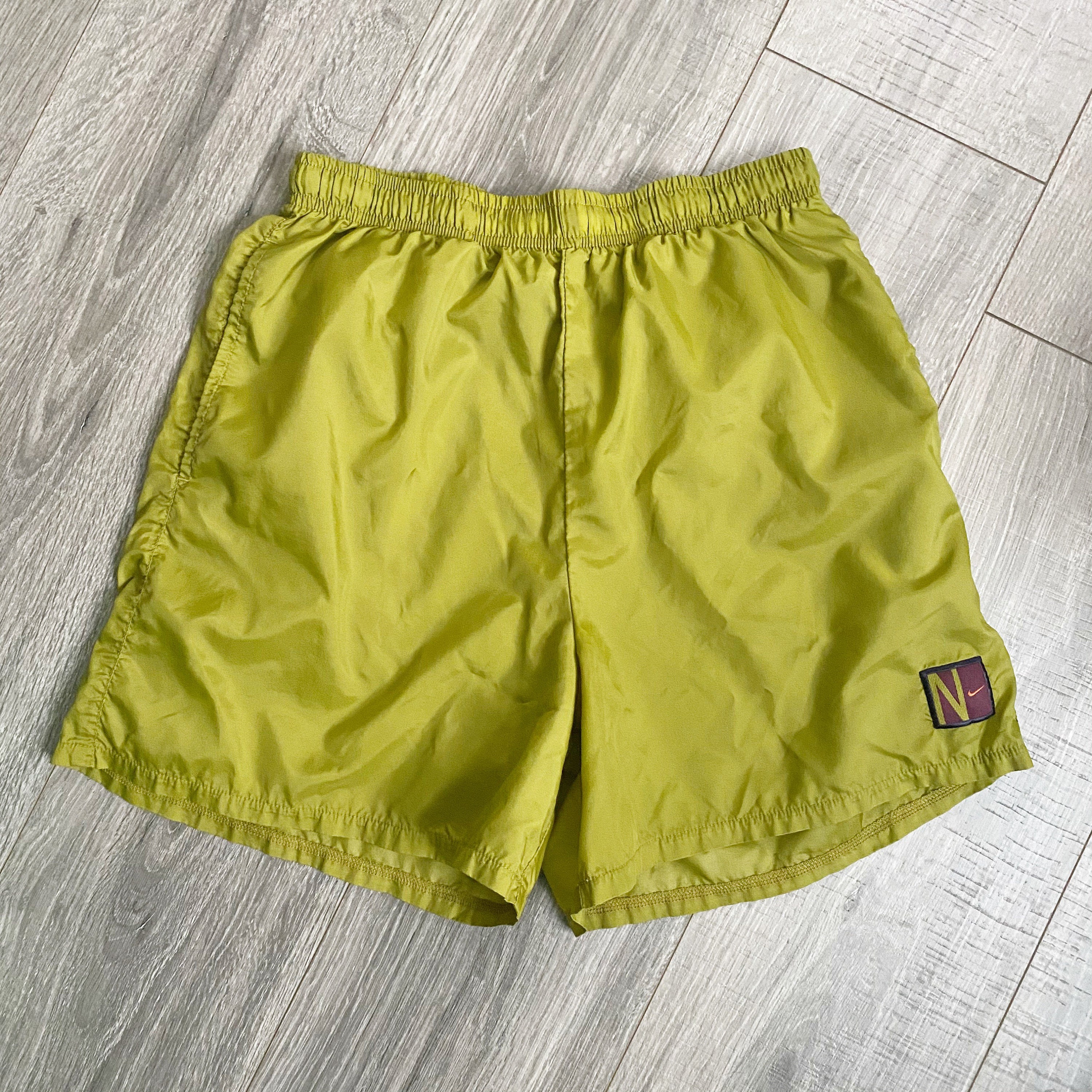 1980s Nike Windbreaker Shorts Swoosh Logo Elastic Waist | Etsy