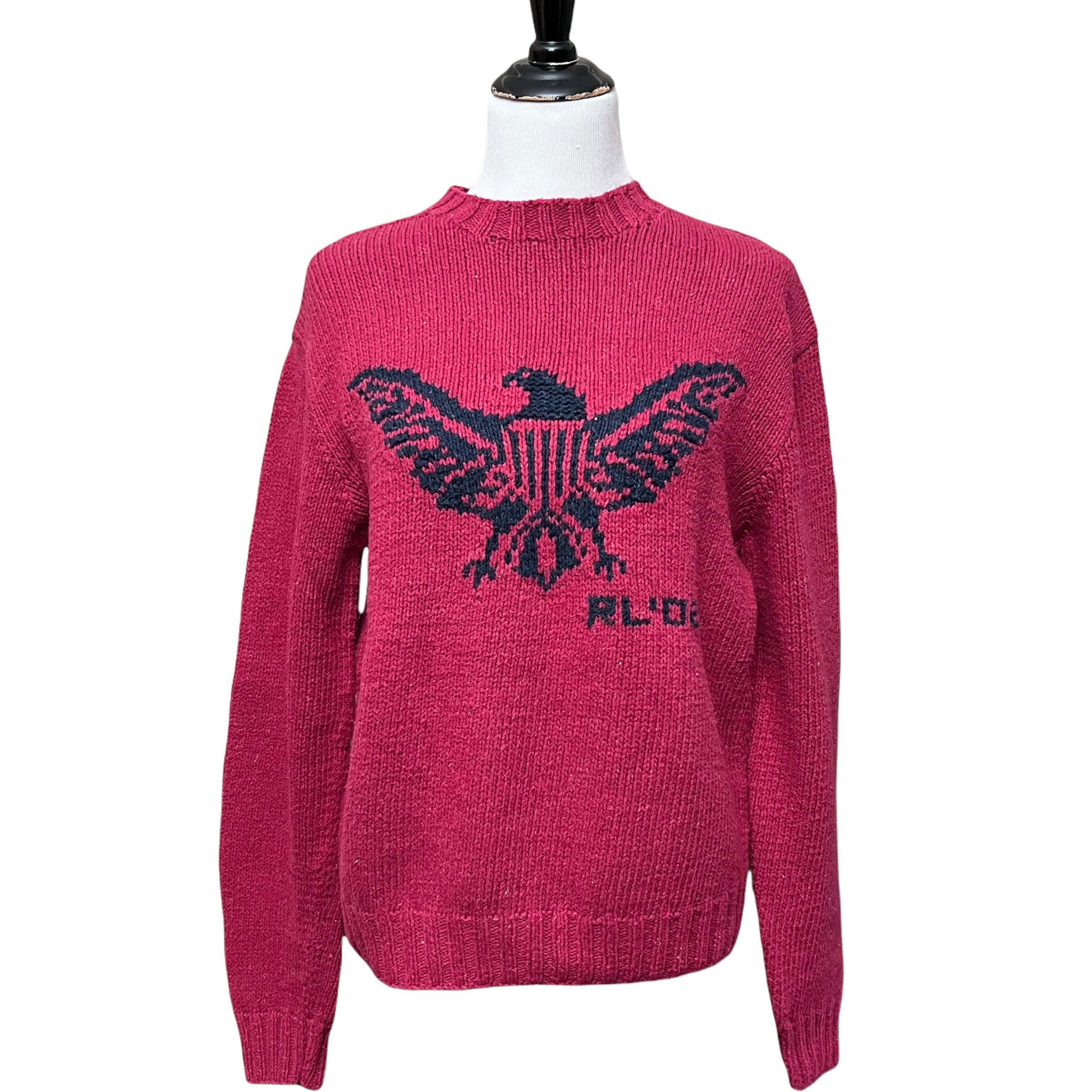 Ralph lauren eagle sweater hotsell
