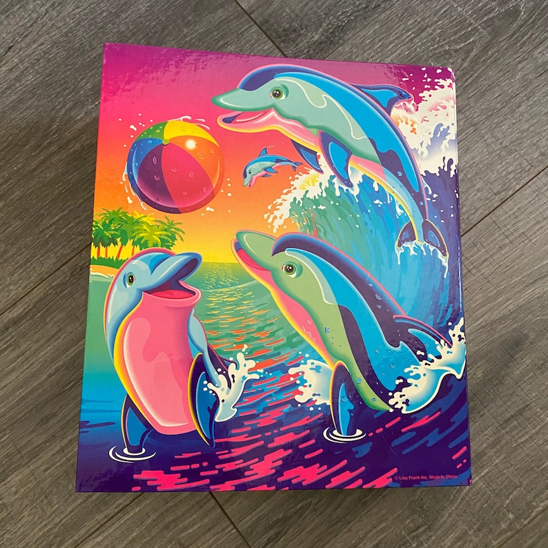 1980s Lisa Frank Scrapbook Kit Make A Memory Dolphin Echo | Etsy