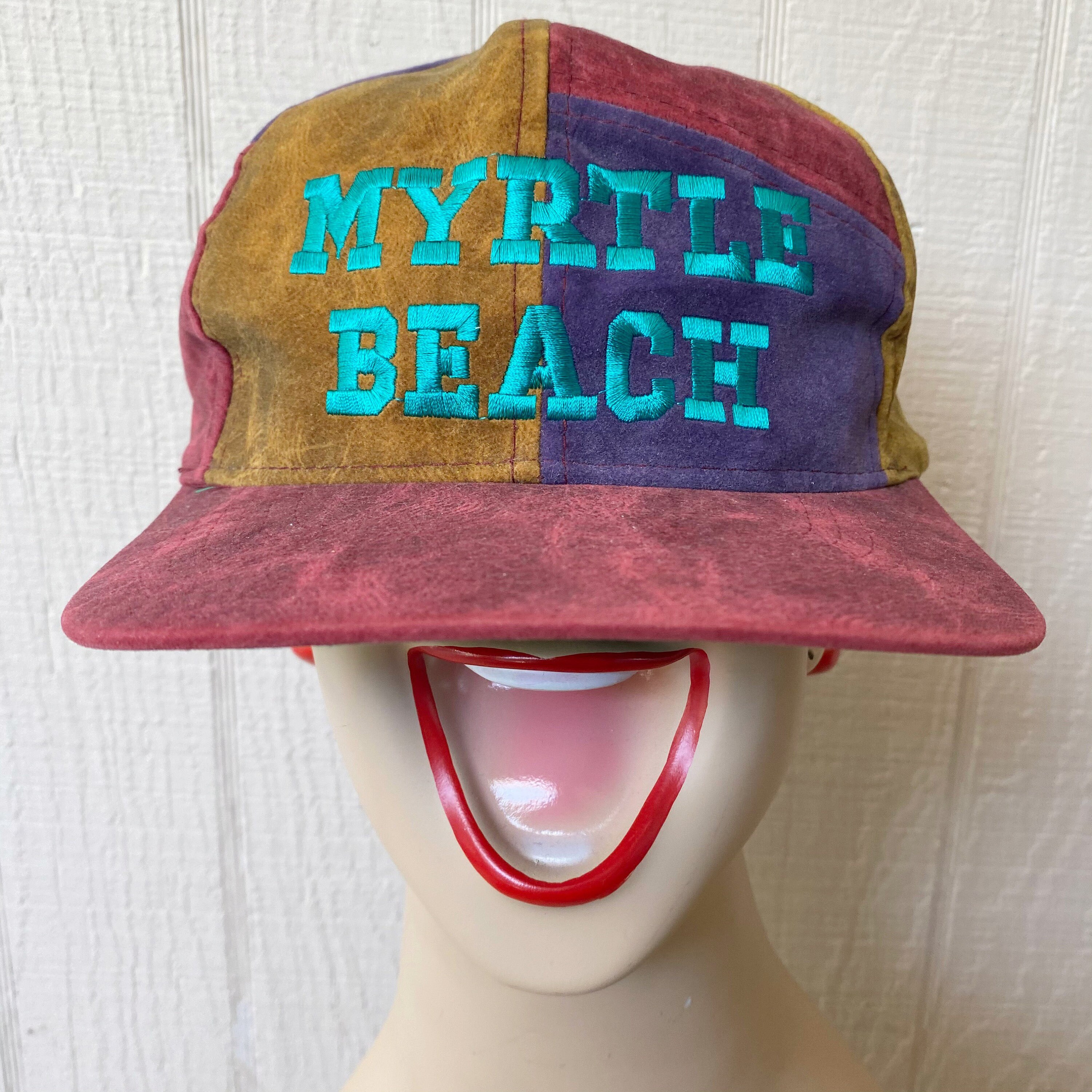 1990s Myrtle Beach Tourist Ball Cap Hat 