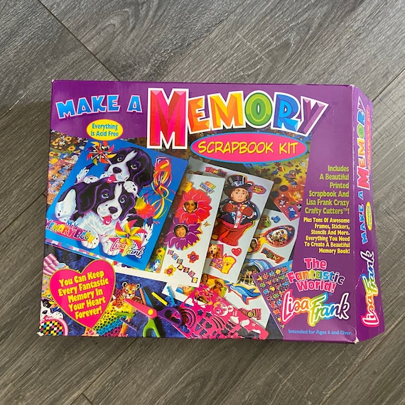 1980s Lisa Frank Scrapbook Kit Make A Memory Dolphin Echo