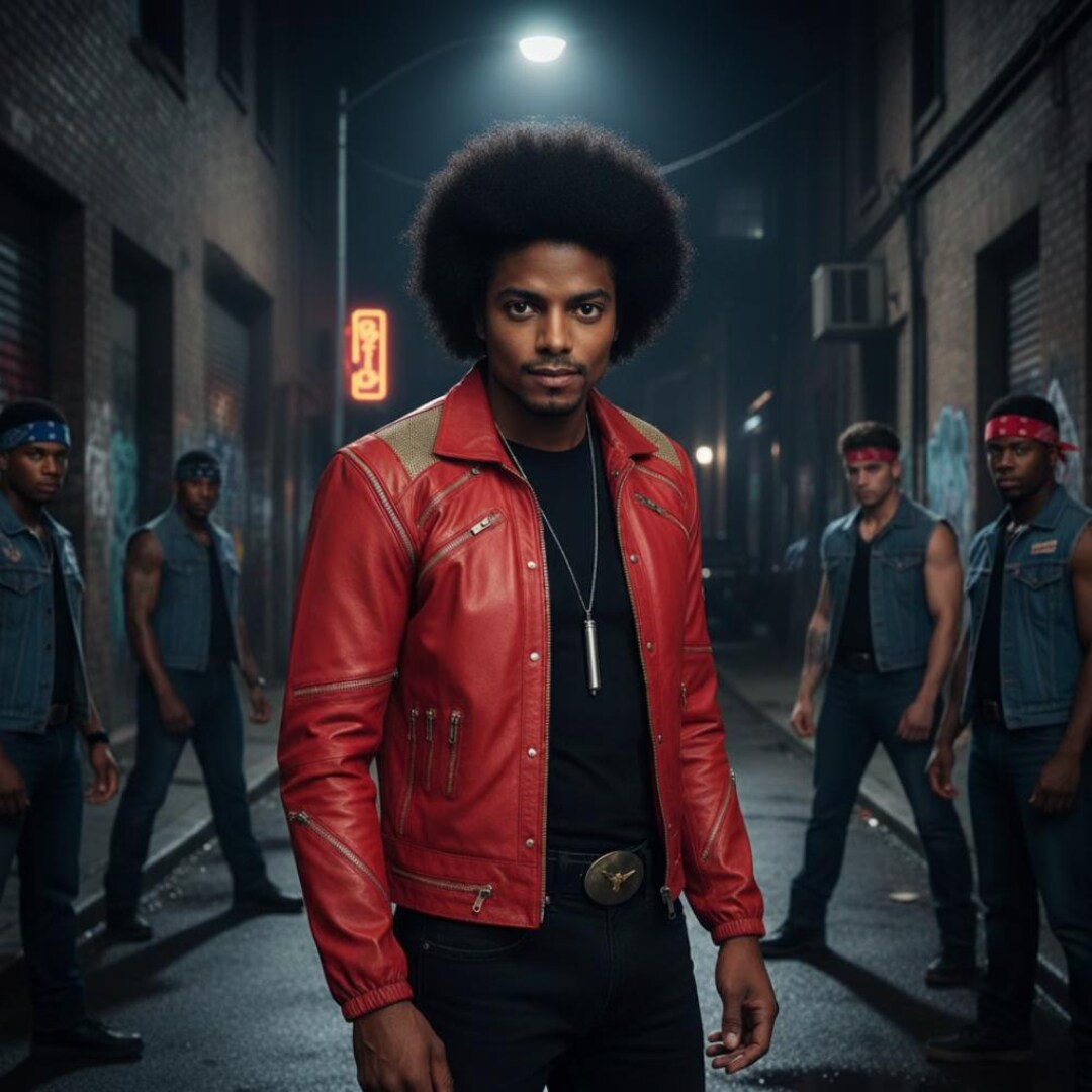 マイケル・ジャクソン ビート・イット レザージャケット | レッド