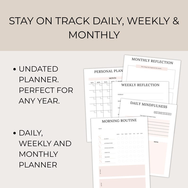 Manifestation Planner, Manifestation Journal, Law of Attraction ...