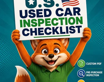 Custom U.S. Used Car Checklist · Fast Delivery
