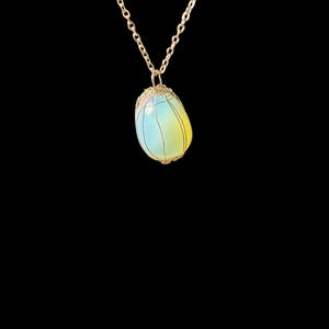 Opal Egg Necklace