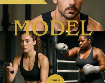 AI Fitness Stock Fotos | Fitness, Sport, Lifestyle Bilder (Digitaler Download)