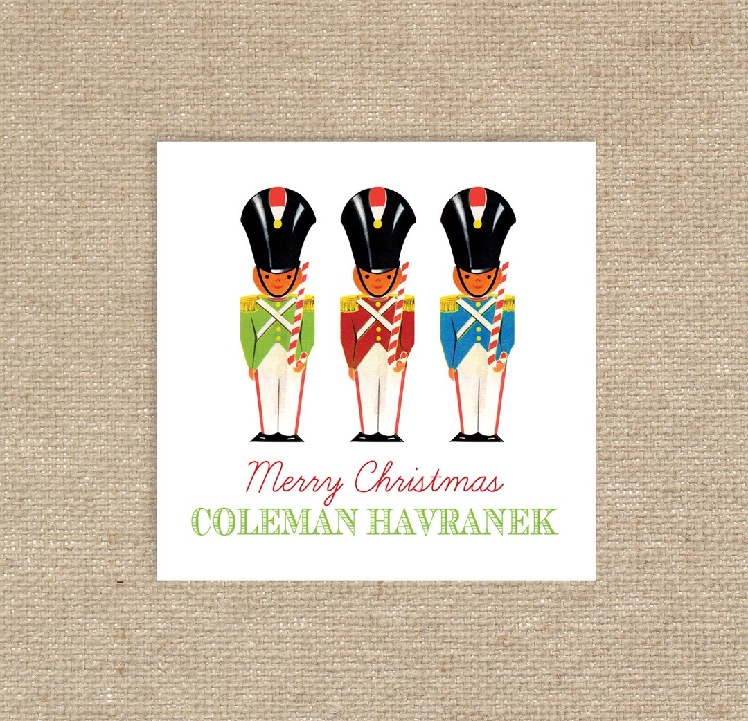 Printable Toy Soldier Gift Tags - Etsy