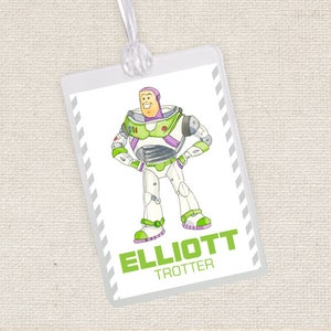 Buzz Lightyear Toy Story Luggage Tag