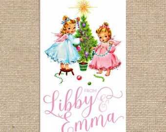 Digital Personalized Sibling Gift Tags