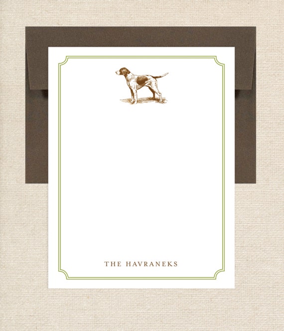 25 Bird Dog Personalized Thank You Cards